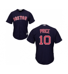 Youth Boston Red Sox #10 David Price Replica Navy Blue Alternate Road Cool Base Baseball Jersey