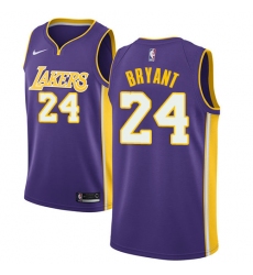 Women's Nike Los Angeles Lakers #24 Kobe Bryant Swingman Purple NBA Jersey - Statement Edition
