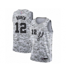 Men's San Antonio Spurs #12 Bruce Bowen White Swingman Jersey - Earned Edition