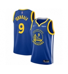 Men's Golden State Warriors #9 Andre Iguodala Authentic Royal Finished Basketball Jersey - Icon Edition