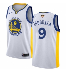 Women's Nike Golden State Warriors #9 Andre Iguodala Swingman White Home 2018 NBA Finals Bound NBA Jersey - Association Edition