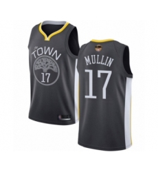 Youth Golden State Warriors #17 Chris Mullin Swingman Black 2019 Basketball Finals Bound Basketball Jersey - Statement Edition