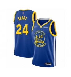 Women's Golden State Warriors #24 Rick Barry Swingman Royal Finished Basketball Jersey - Icon Edition