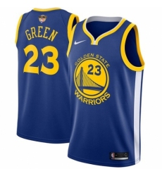 Youth Nike Golden State Warriors #23 Draymond Green Swingman Royal Blue Road 2018 NBA Finals Bound NBA Jersey - Icon Edition