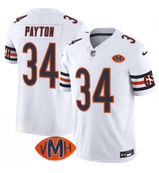 Men's Chicago Bears #34 Walter Payton White 2025 F.U.S.E. With VMH Vapor Untouchable Limited Football Stitched Jersey