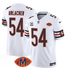 Men's Chicago Bears #54 Brian Urlacher White 2025 F.U.S.E. With 4-Star VMH Vapor Untouchable Limited Football Stitched Jersey