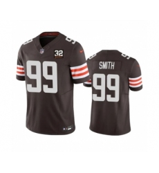 Men's Nike Cleveland Browns #99 Za'Darius Smith Brown 2023 F.U.S.E. Jim Brown Memorial Vapor Untouchable Limited Football Stitched Jersey