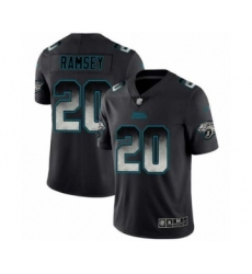 Men's Jacksonville Jaguars #20 Jalen Ramsey Limited Black Smoke Fashion Football Jersey