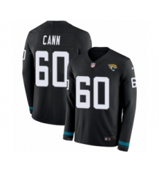 Youth Nike Jacksonville Jaguars #60 A. J. Cann Limited Black Therma Long Sleeve NFL Jersey